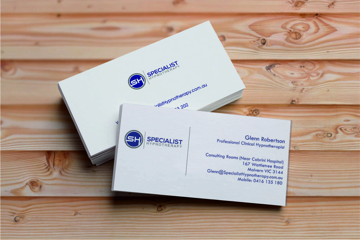 Visitenkarten-Design von astha_desai1992 für Specialist Hypnotherapy | Design #10610993