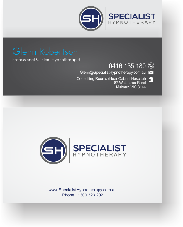 Business Card Design by motorboros for Specialist Hypnotherapy | Design #10586980