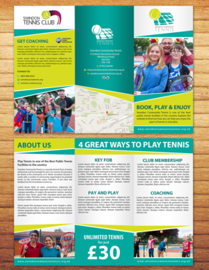Flyer Design by aspiremedia for Community Tennis Association | Design: #11077934