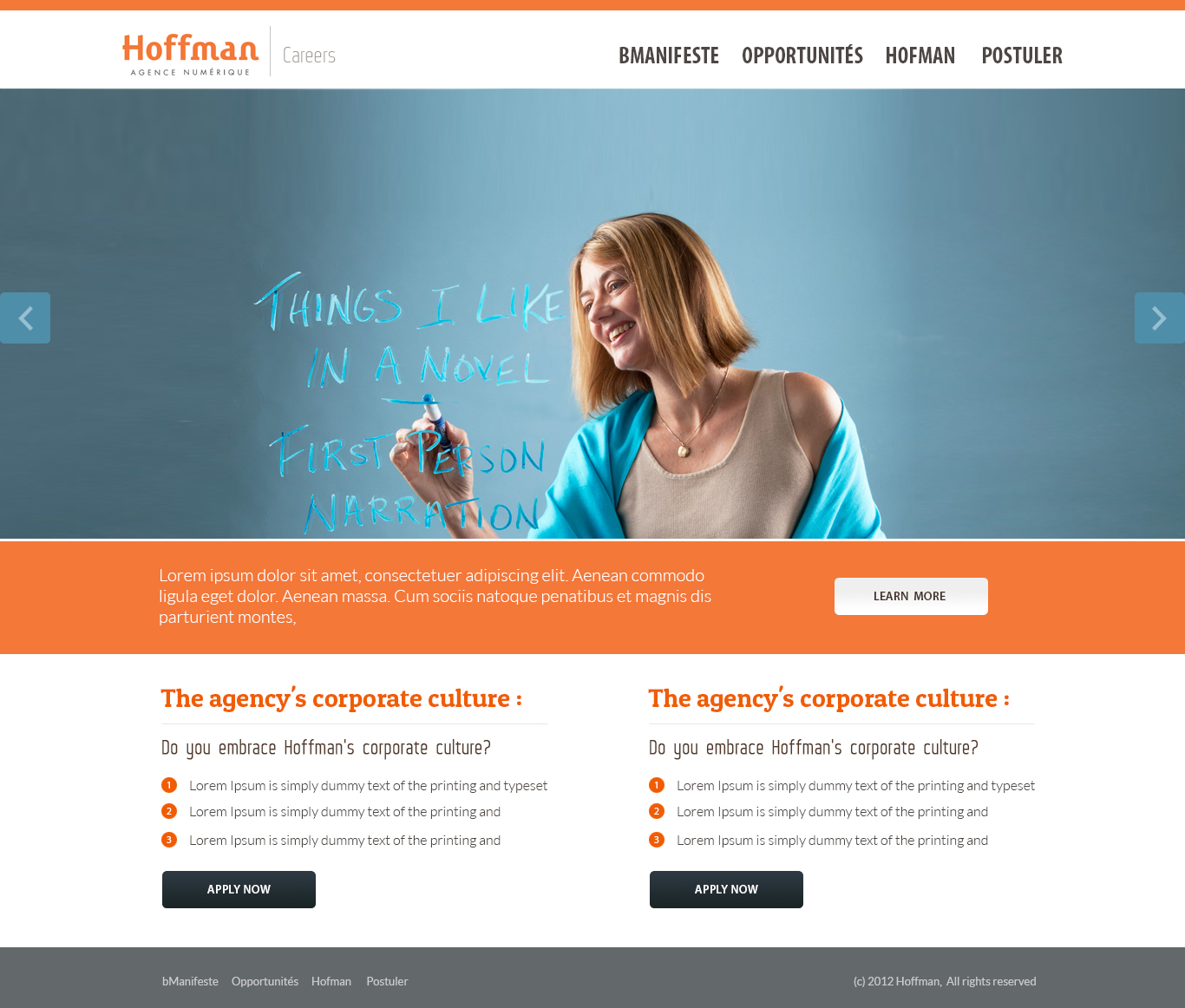 Web Design by abdul for Agence numérique Hoffman | Design #2225260