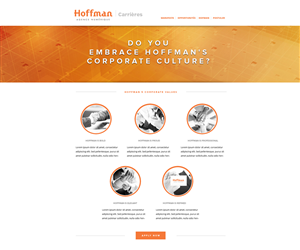 Web Design par weathered83 pour Agence numérique Hoffman | Design #2222726