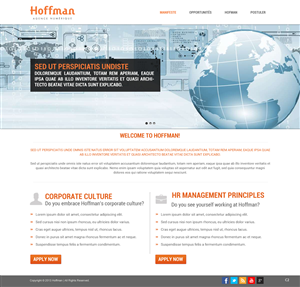 Web Design by pb for Agence numérique Hoffman | Design: #2222170