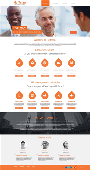 Web Design by pb for Agence numérique Hoffman | Design: #2222172