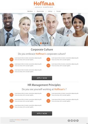 Web Design by pb for Agence numérique Hoffman | Design: #2224977