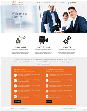 Web Design by pb for Agence numérique Hoffman | Design: #2230302
