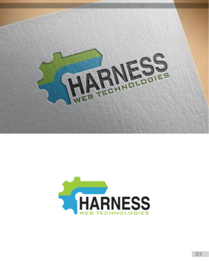 Logo Design by 3Guys for Harness Media LLC | Design: #10613104