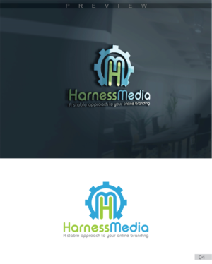 Logo Design by 3Guys for Harness Media LLC | Design: #10644949