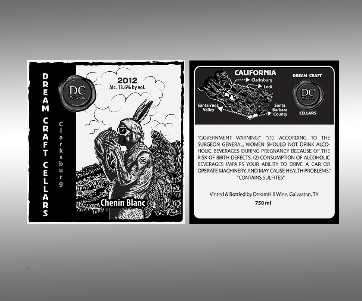 Diseño de Etiqueta por Cari Lopez para Dreamcote Wine Co. | Diseño #2262873
