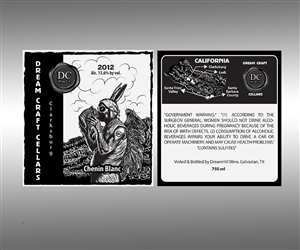 Label Design by Cari Lopez for Dreamcote Wine Co. | Design: #2262873