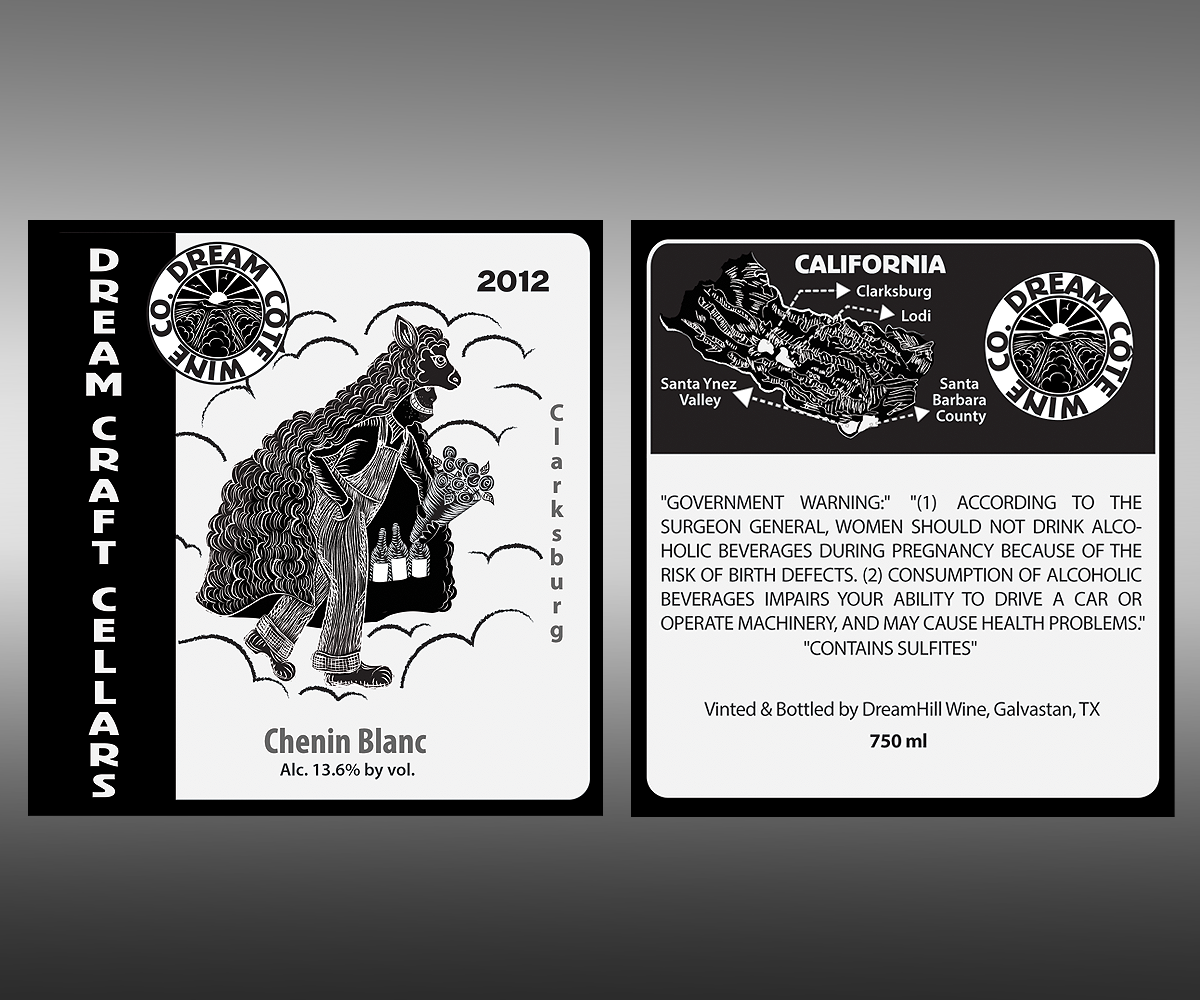 Label Design by Cari Lopez for Dreamcote Wine Co. | Design #2275545