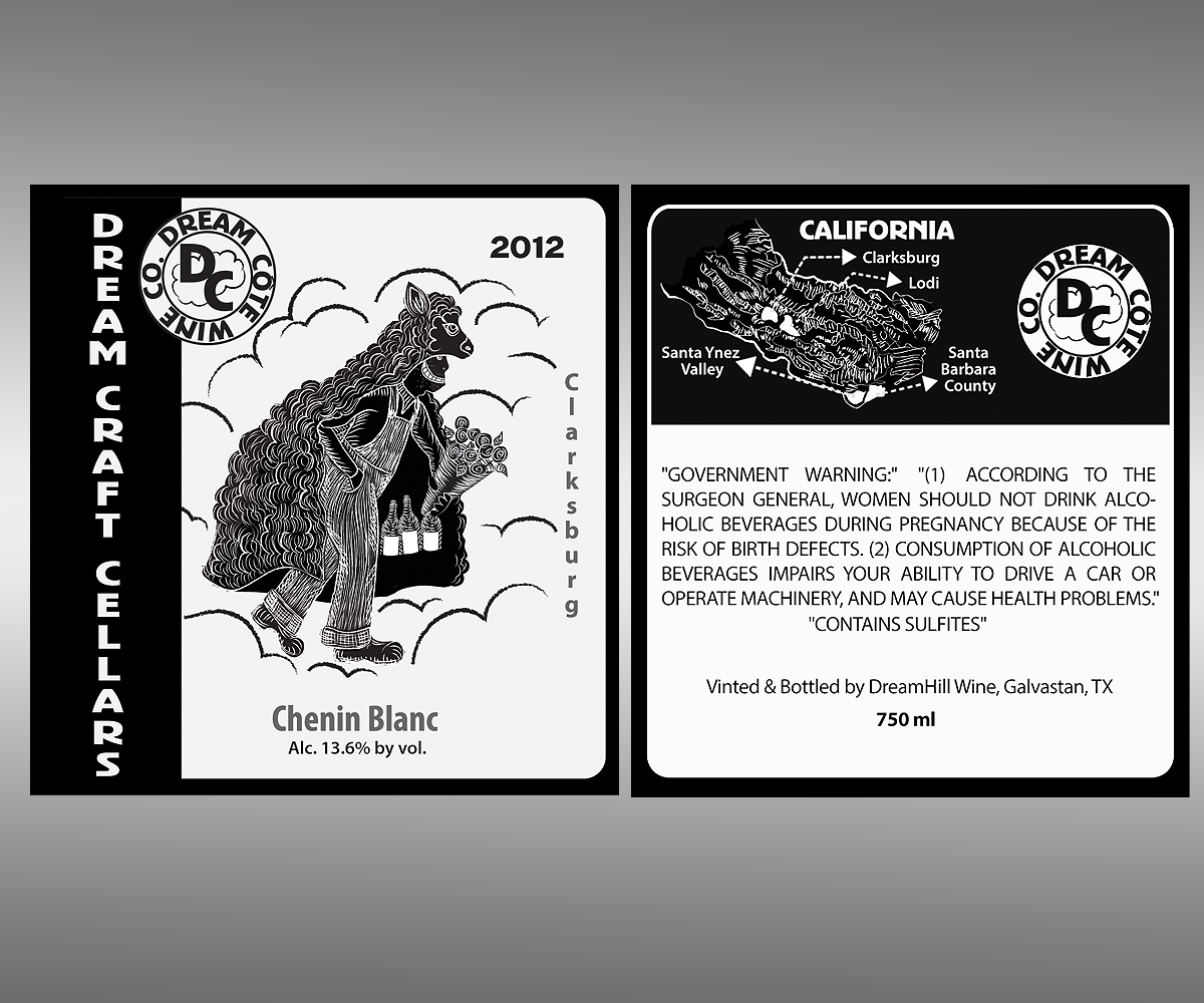 Label Design by Cari Lopez for Dreamcote Wine Co. | Design #2280744
