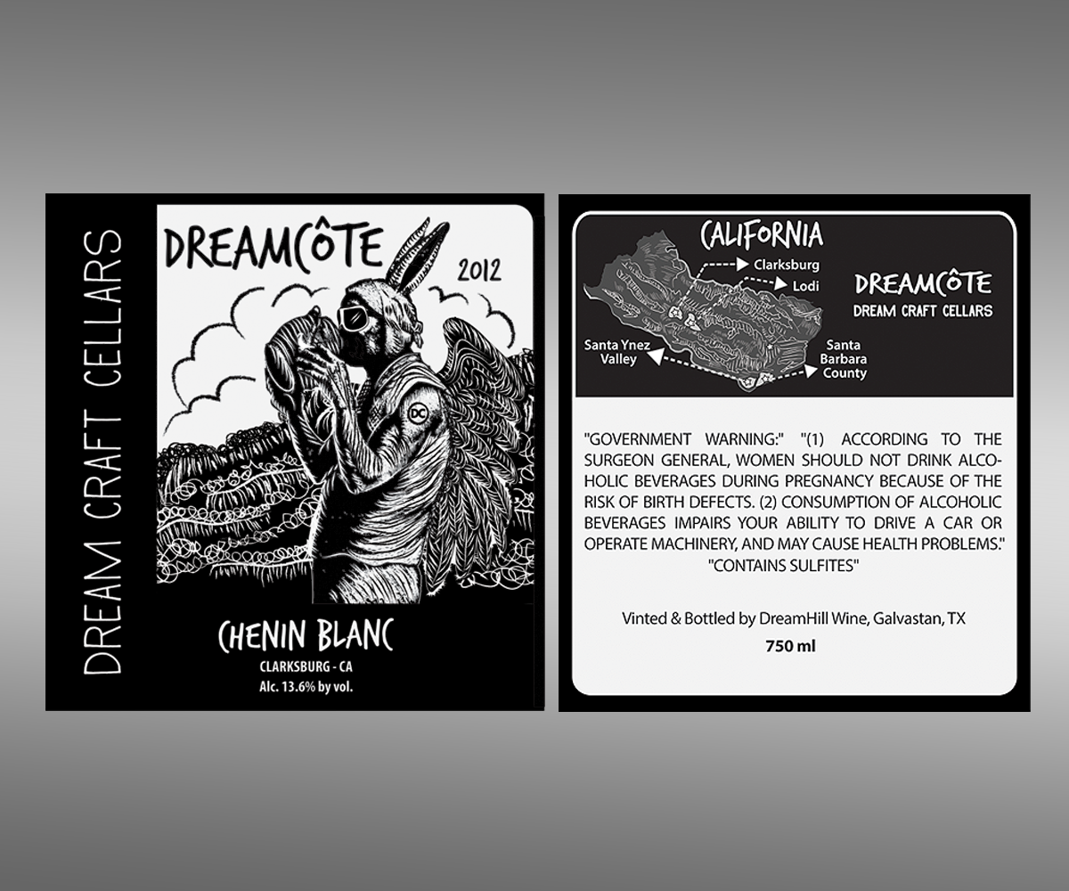 Label Design by Cari Lopez for Dreamcote Wine Co. | Design #2347110