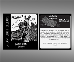 Label Design by Cari Lopez for Dreamcote Wine Co. | Design: #2347110