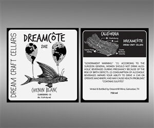 Label Design by Cari Lopez for Dreamcote Wine Co. | Design: #2347115