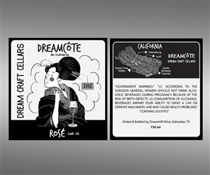 Label Design by Cari Lopez for Dreamcote Wine Co. | Design: #2347404