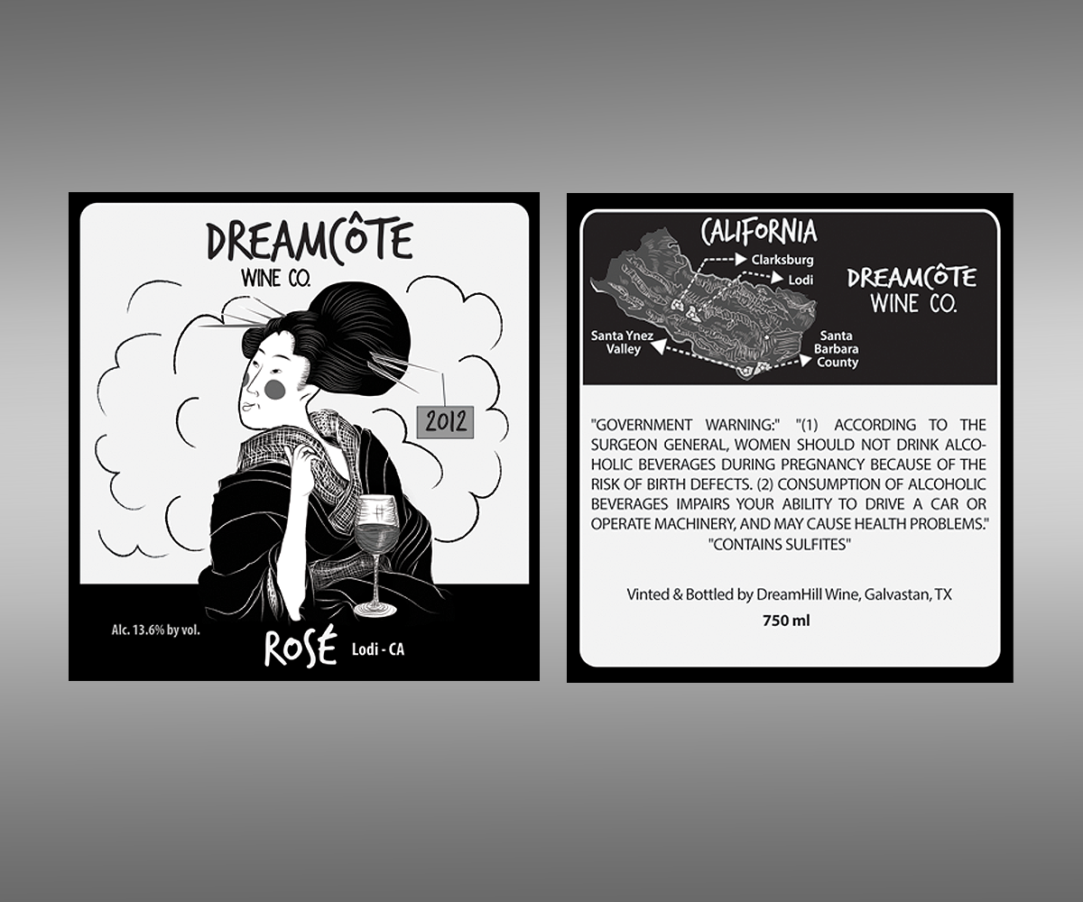 Label Design by Cari Lopez for Dreamcote Wine Co. | Design #2351643