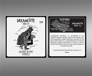 Label Design by Cari Lopez for Dreamcote Wine Co. | Design: #2351647