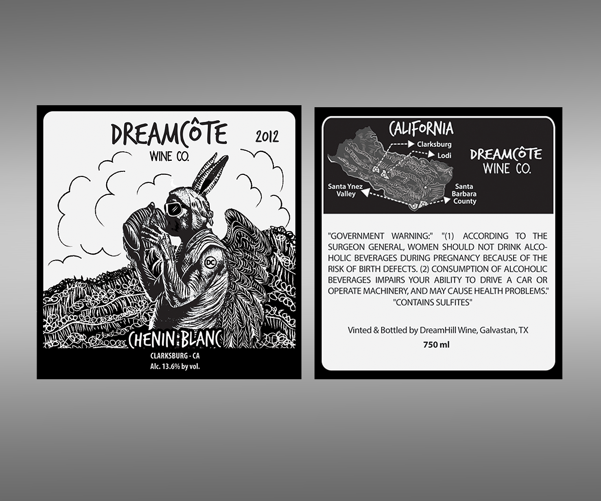 Label Design by Cari Lopez for Dreamcote Wine Co. | Design #2351649