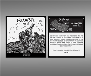 Label Design by Cari Lopez for Dreamcote Wine Co. | Design: #2351649