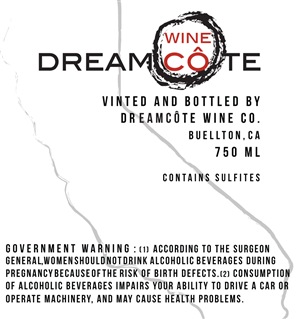 Label Design by SV Design for Dreamcote Wine Co. | Design: #2347122