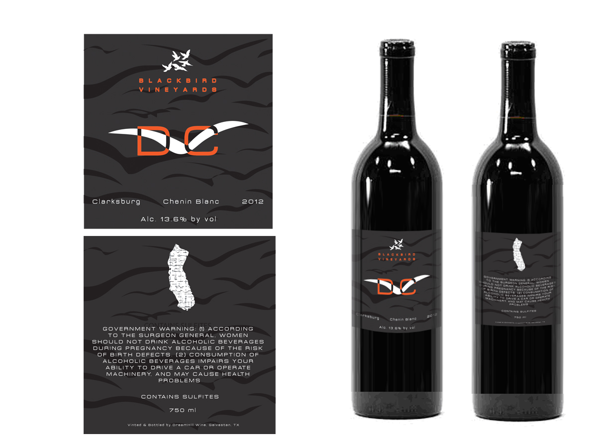 Label Design by Soula Vetter for Dreamcote Wine Co. | Design #2221474