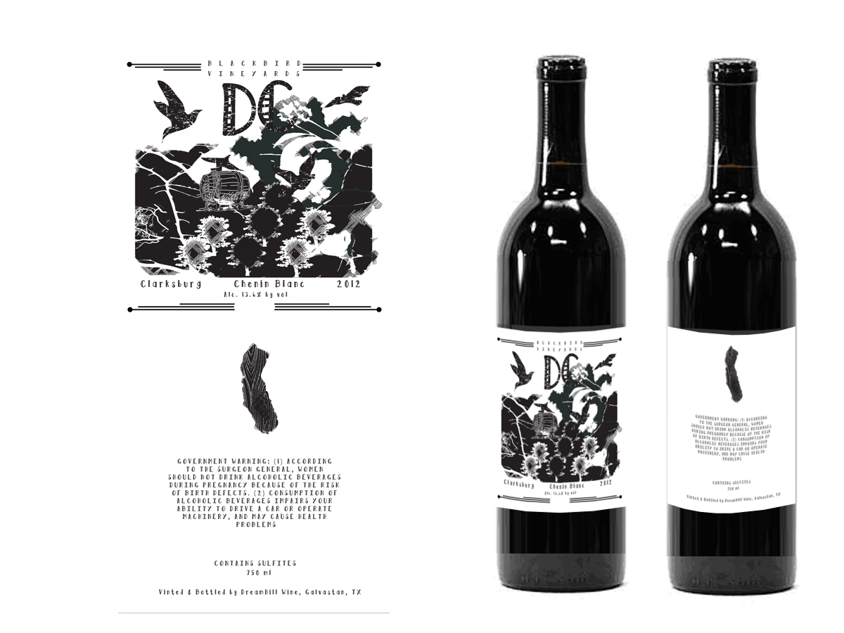 Label Design by Soula Vetter for Dreamcote Wine Co. | Design #2268928