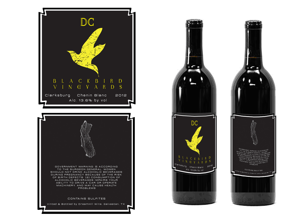 Label Design by Soula Vetter for Dreamcote Wine Co. | Design #2269151