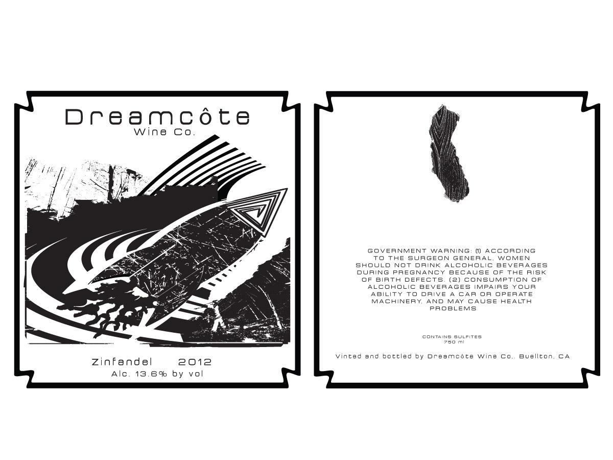 Label Design by Soula Vetter for Dreamcote Wine Co. | Design #2331198