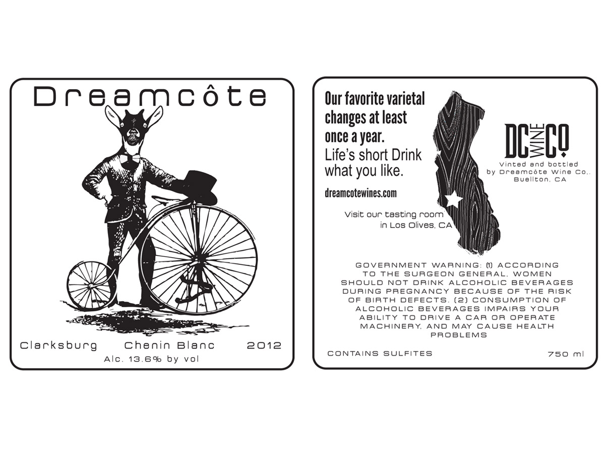 Diseño de Etiqueta por Soula Vetter para Dreamcote Wine Co. | Diseño #2344074