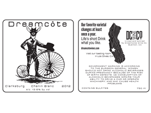 Label Design by Soula Vetter for Dreamcote Wine Co. | Design: #2344074