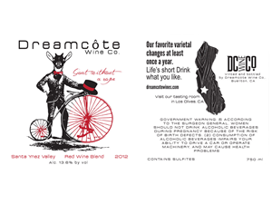 Label Design by Soula Vetter for Dreamcote Wine Co. | Design #2350227