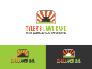 Logo Design by sarahlakhani258 for Tyler's Lawn Care | Design: #10578835