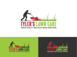 Logo Design by sarahlakhani258 for Tyler's Lawn Care | Design: #10578836