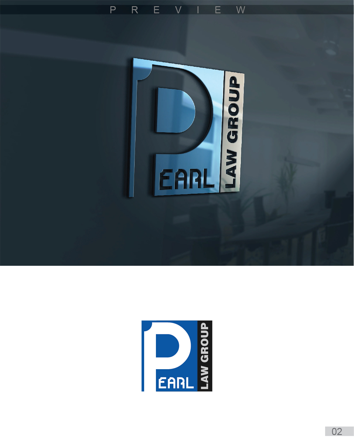 Logo Design by 3Guys for Pearl Law Group | Design #10595052