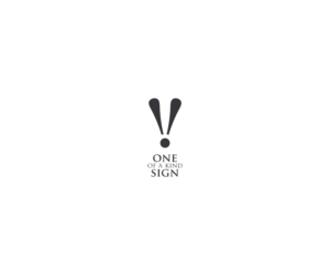 One Of A Kind Sign | Logo Design by Neil