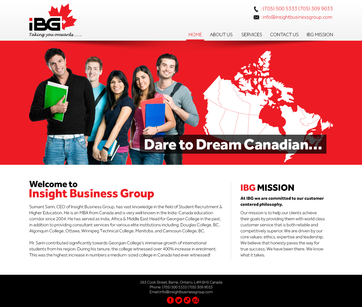 Web Design by Latest Design Ideas for Insight Business Group | Design #2236769