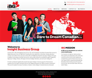 Web Design by Latest Design Ideas for Insight Business Group | Design: #2236769