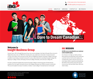 Web Design by Latest Design Ideas for Insight Business Group | Design: #2237207
