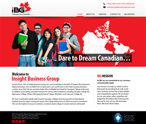Web Design by Latest Design Ideas for Insight Business Group | Design: #2237208