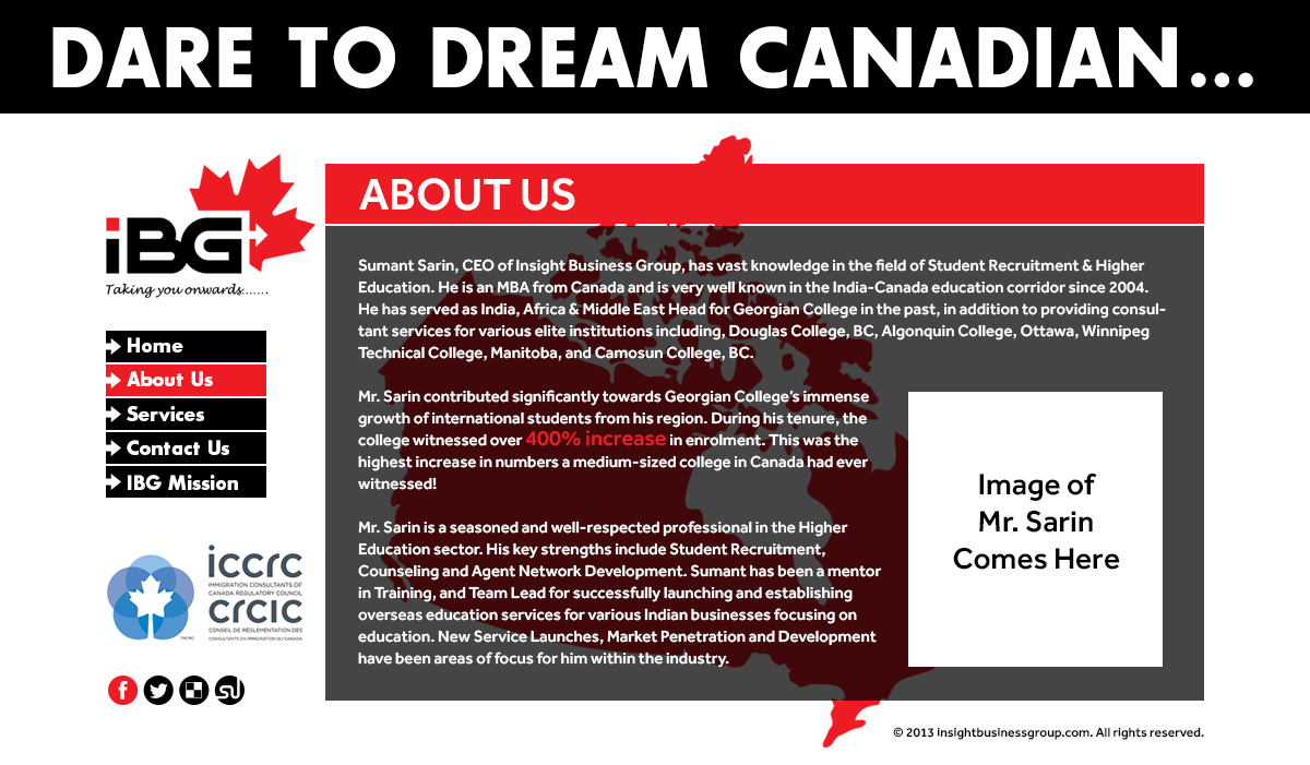 Diseño Web por Latest Design Ideas para Insight Business Group | Diseño #2257183