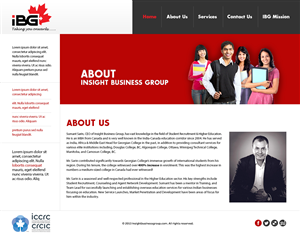 Web Design by Latest Design Ideas for Insight Business Group | Design: #2269763