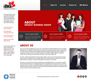 Web Design by Latest Design Ideas for Insight Business Group | Design: #2274657