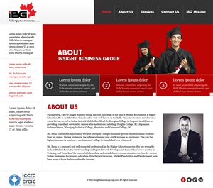 Web Design by Latest Design Ideas for Insight Business Group | Design: #2279546