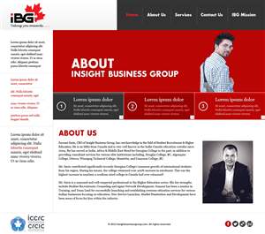Web Design by Latest Design Ideas for Insight Business Group | Design: #2279553