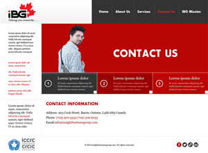 Web Design by Latest Design Ideas for Insight Business Group | Design: #2280143