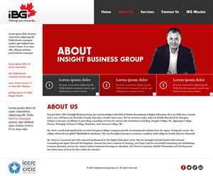 Web Design by Latest Design Ideas for Insight Business Group | Design: #2280147