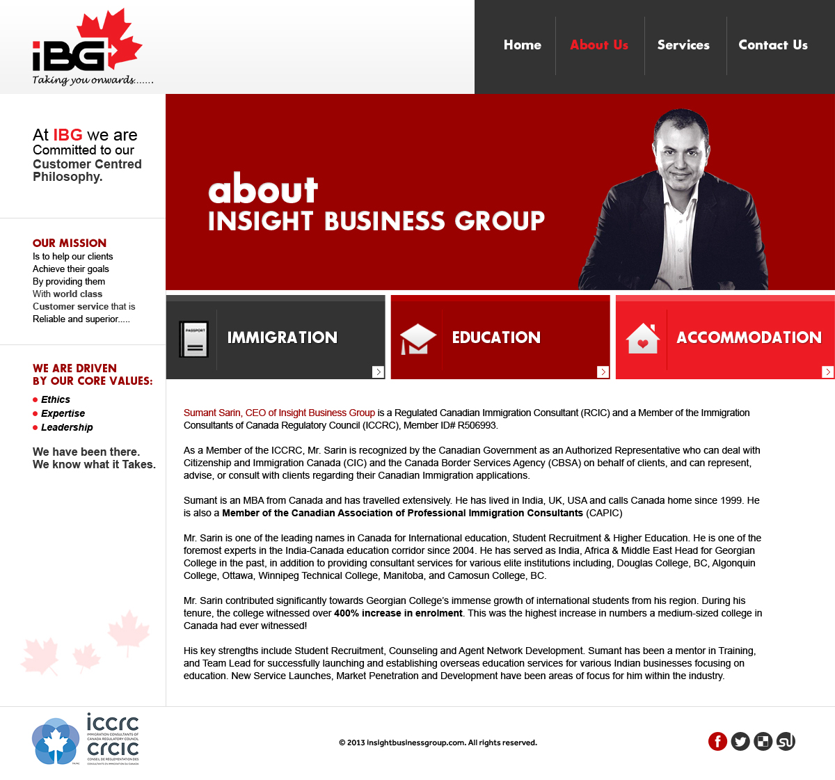 Web Design by Latest Design Ideas for Insight Business Group | Design #2301910