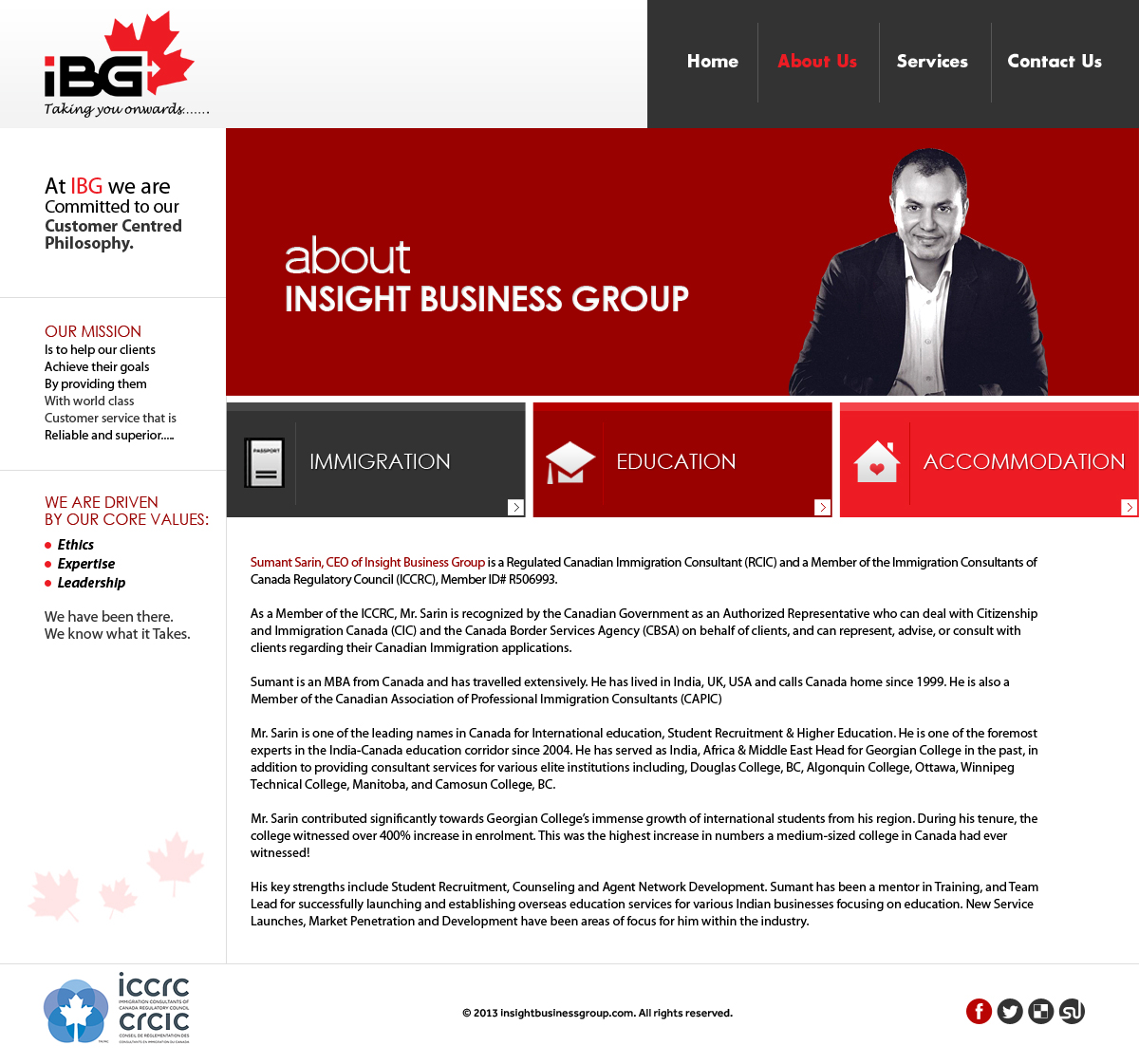 Web Design by Latest Design Ideas for Insight Business Group | Design #2301911