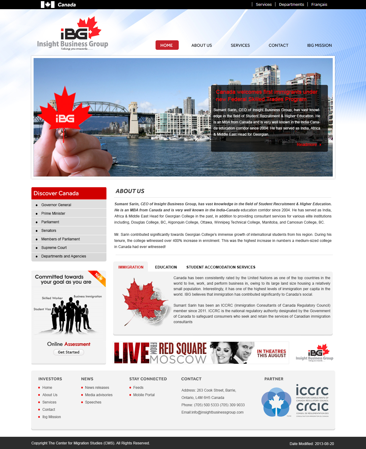 Web Design by webxvision for Insight Business Group | Design #2245516