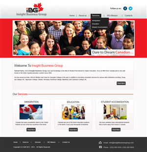 Web Design by Creative X Designs for Insight Business Group | Design: #2241417